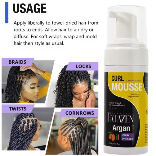 rosemary nourishing hair styling mousse