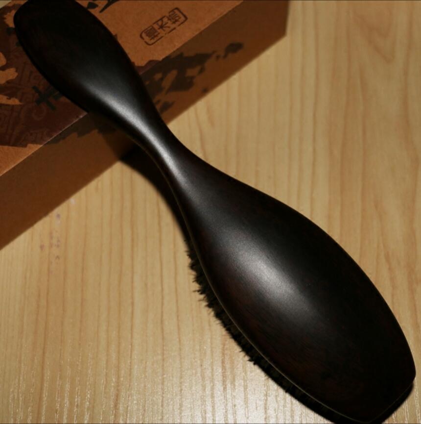 Melysia™ Silk-Glide — The Professional Boar Bristle & Shine-Enhancing Brush