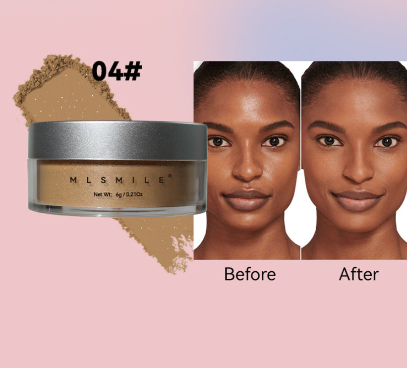 Waterproof Oil Control Loose Powder, oil control loose powder, waterproof loose powder, matte setting powder, loose powder for oily skin, long lasting loose powder, shine control powder, makeup setting powder, face loose powder, matte makeup powder