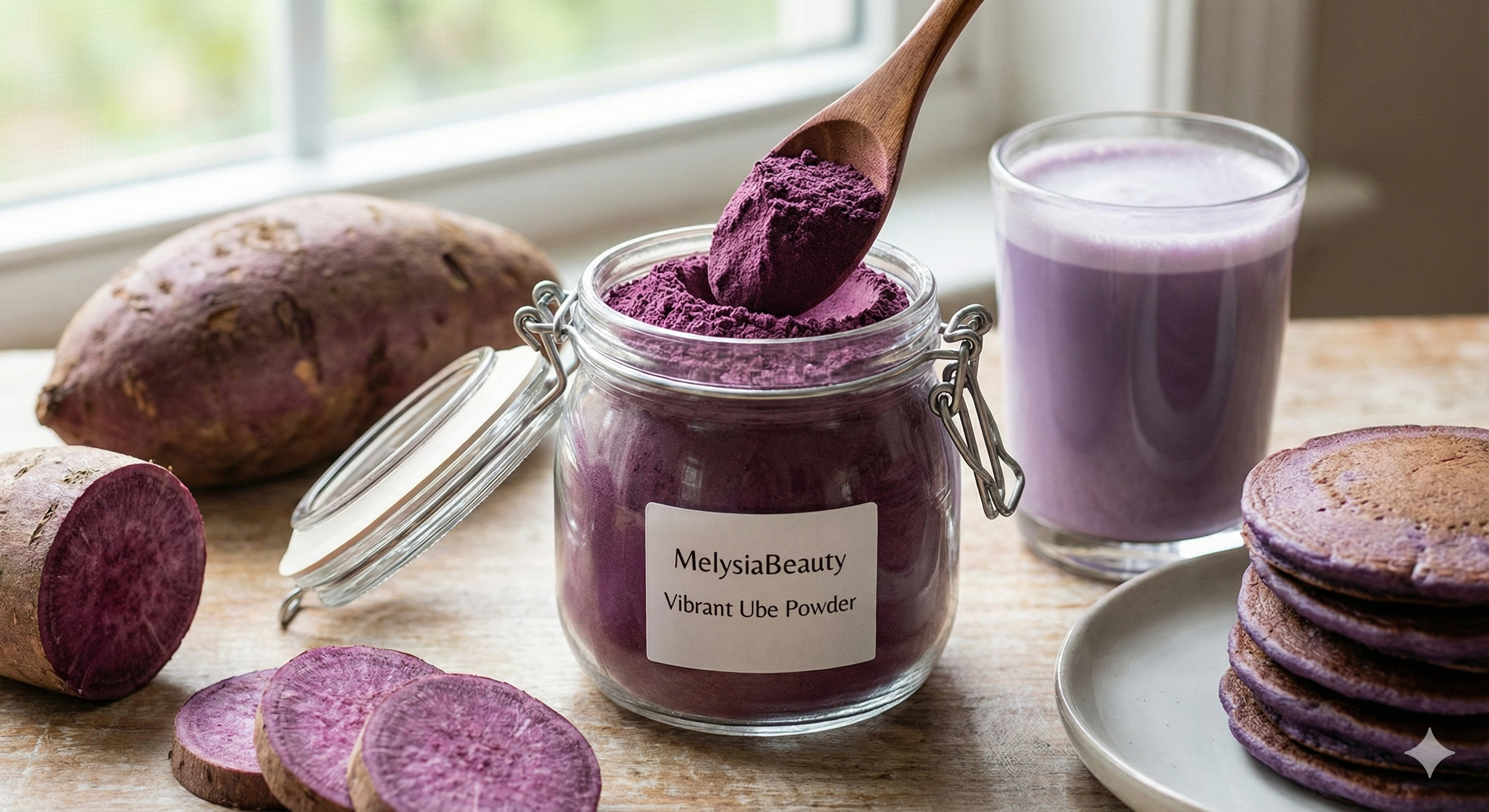 vibrant ube powder