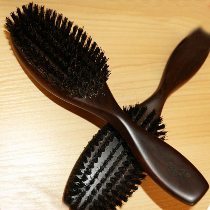 Melysia™ Silk-Glide — The Professional Boar Bristle & Shine-Enhancing Brush