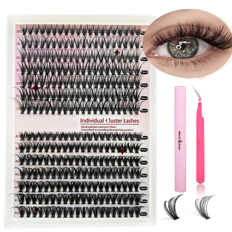DIY eyelash extensions kit, Individual eyelash extensions, At-home eyelash kit, Professional lash kit