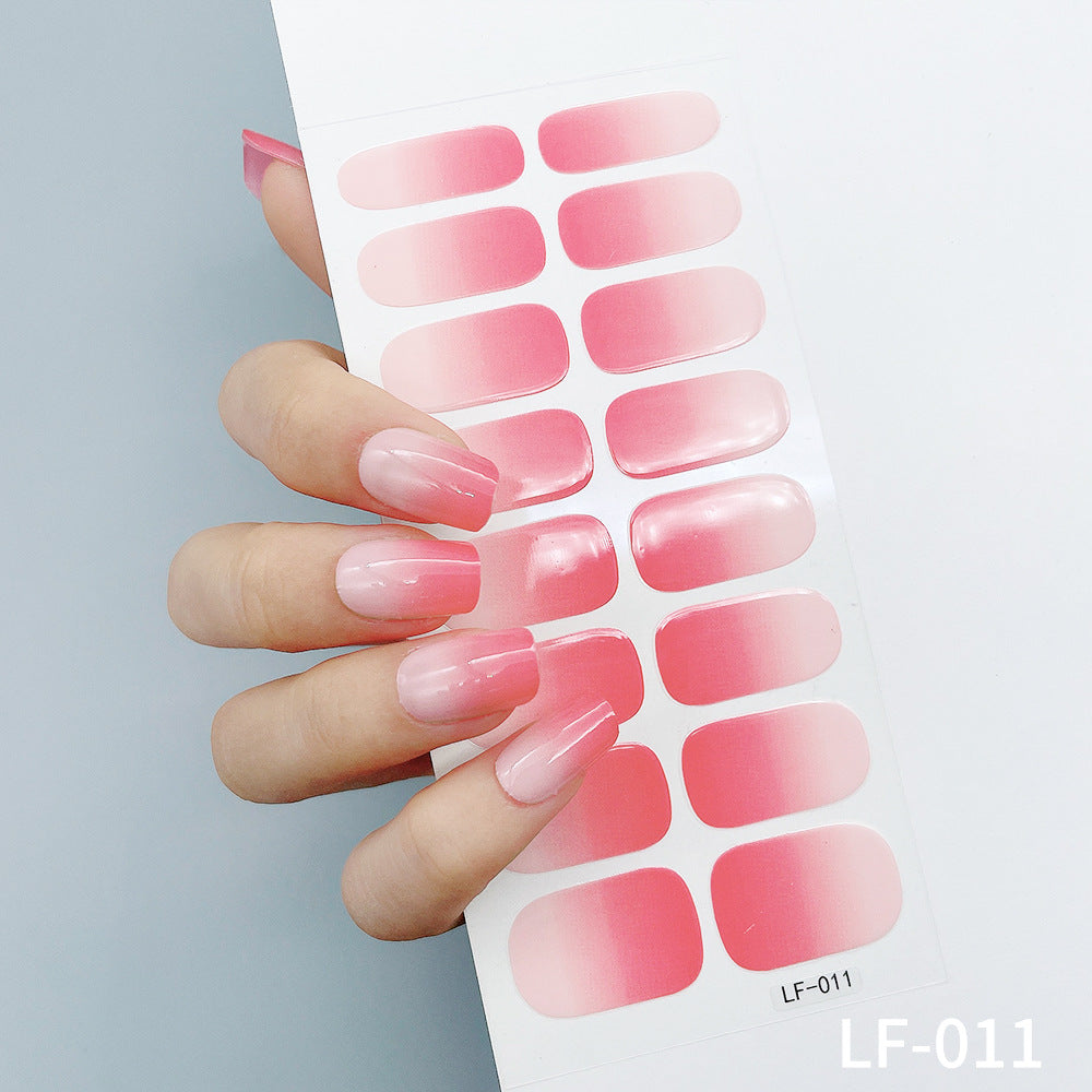 Solid Color Nail Art Stickers, nail art stickers, minimalist nail stickers, solid color nail wraps, easy nail design, DIY nail stickers, long-lasting nail stickers, nail decoration stickers, press on nail art, modern nail stickers