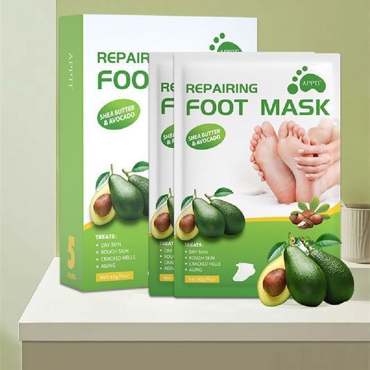 Niacinamide Foot Mask, foot care mask, hydrating foot mask, foot repair mask, soft feet treatment, moisturizing foot mask, foot spa mask, cracked heel mask, skincare foot mask, niacinamide foot care