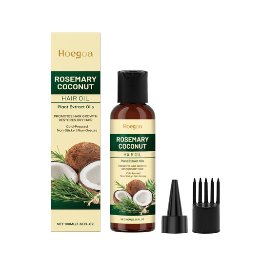Rosemary Coconut Hair Oil for Hair Growth, rosemary coconut hair oil, hair growth oil with rosemary, coconut hair oil for growth, scalp nourishing hair oil, hair strengthening oil, natural hair growth oil, rosemary infused hair oil, moisturizing hair oil, herbal hair care oil