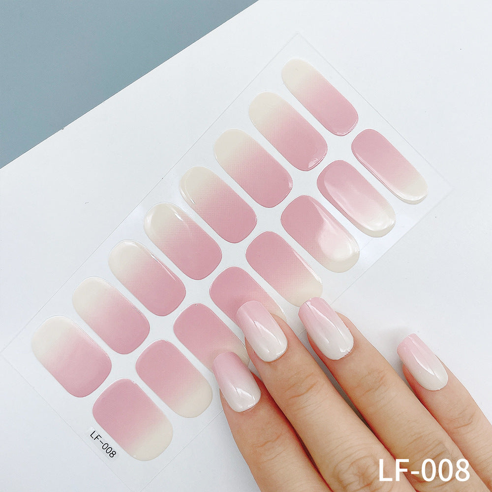 Solid Color Nail Art Stickers, nail art stickers, minimalist nail stickers, solid color nail wraps, easy nail design, DIY nail stickers, long-lasting nail stickers, nail decoration stickers, press on nail art, modern nail stickers