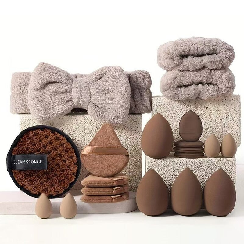 40 piece makeup brush set
beauty blender sponge set
makeup tool set for beginners
professional makeup brush kit
soft makeup blender puffs