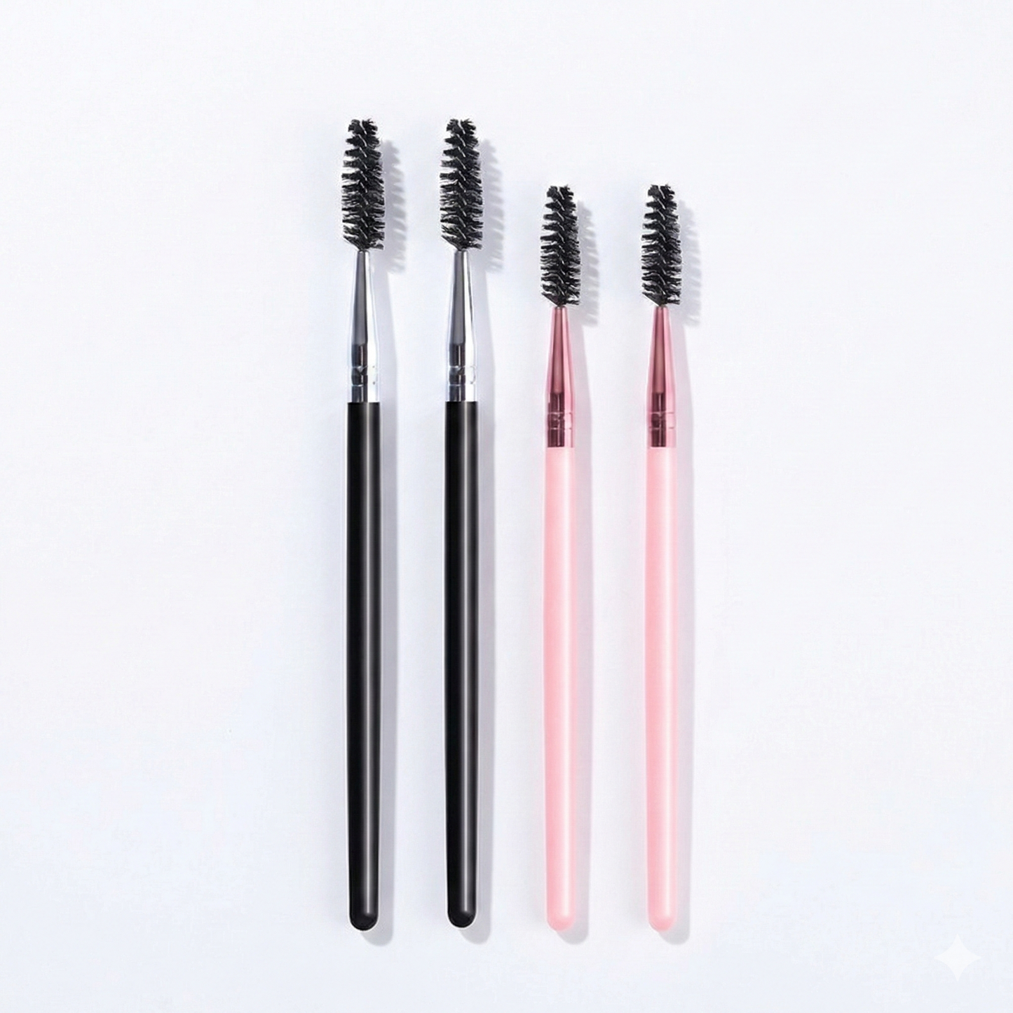 Double Ended Mascara Brush for Precision, double ended mascara brush, precision mascara brush, lash separating brush, mascara application tool, eyelash brush for definition, makeup brush for lashes, professional mascara brush, lash detail brush, eye makeup tool