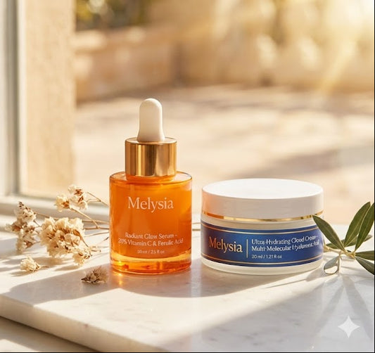 Glow Boosting Skincare Duo for Radiant Skin, glow skincare duo, radiant skin skincare set, skin brightening duo, glow enhancing skincare, daily glow skincare routine, luminous skin care set, hydrating glow skincare, skincare duo for radiance, natural glow skincare