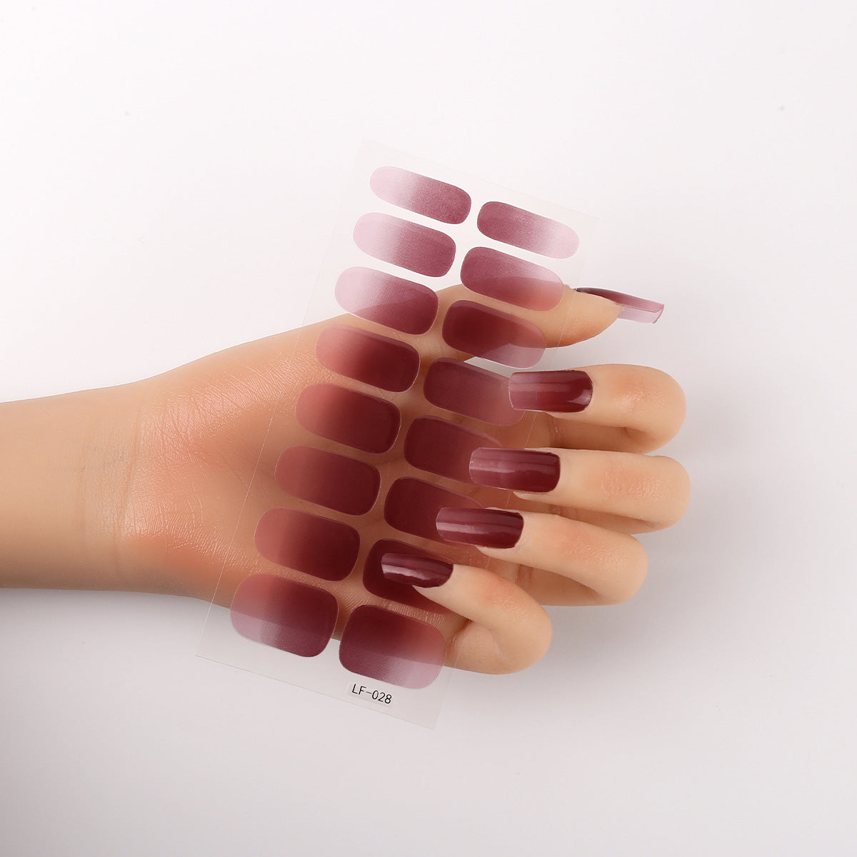 Solid Color Nail Art Stickers, nail art stickers, minimalist nail stickers, solid color nail wraps, easy nail design, DIY nail stickers, long-lasting nail stickers, nail decoration stickers, press on nail art, modern nail stickers