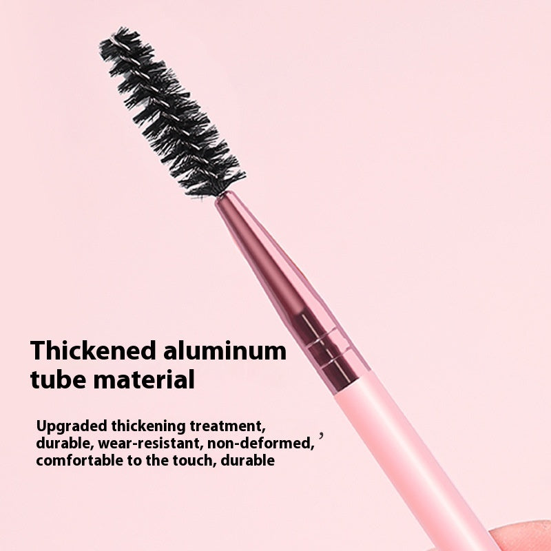 Double Ended Mascara Brush for Precision, double ended mascara brush, precision mascara brush, lash separating brush, mascara application tool, eyelash brush for definition, makeup brush for lashes, professional mascara brush, lash detail brush, eye makeup tool