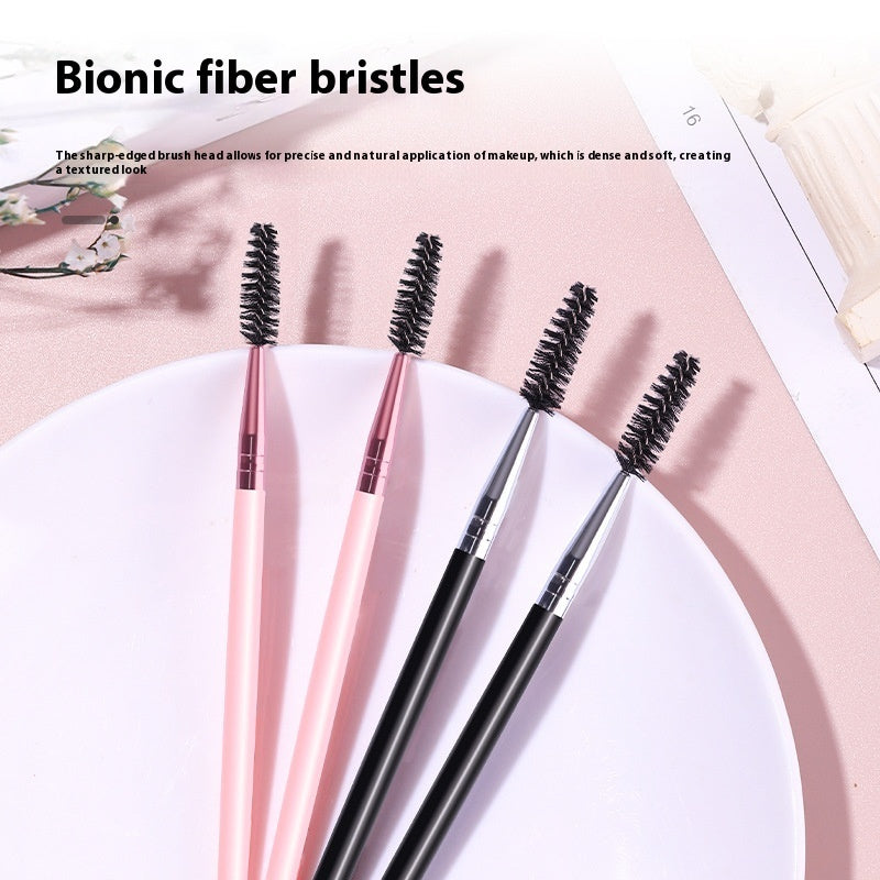 Double Ended Mascara Brush for Precision, double ended mascara brush, precision mascara brush, lash separating brush, mascara application tool, eyelash brush for definition, makeup brush for lashes, professional mascara brush, lash detail brush, eye makeup tool