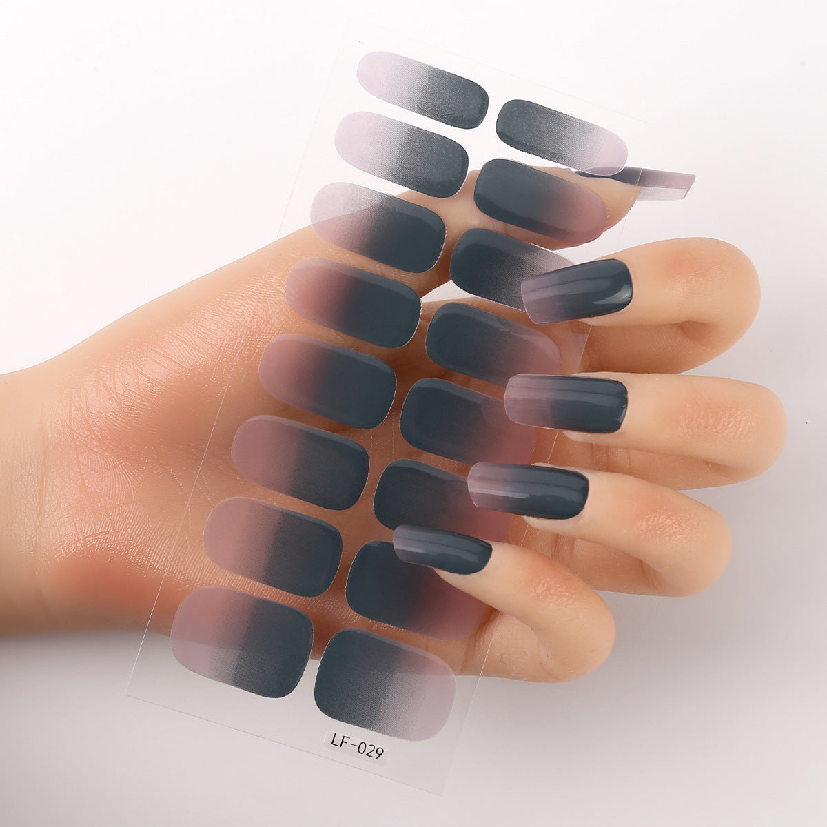 Solid Color Nail Art Stickers, nail art stickers, minimalist nail stickers, solid color nail wraps, easy nail design, DIY nail stickers, long-lasting nail stickers, nail decoration stickers, press on nail art, modern nail stickers