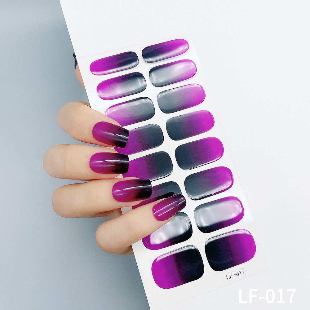 Solid Color Nail Art Stickers, nail art stickers, minimalist nail stickers, solid color nail wraps, easy nail design, DIY nail stickers, long-lasting nail stickers, nail decoration stickers, press on nail art, modern nail stickers
