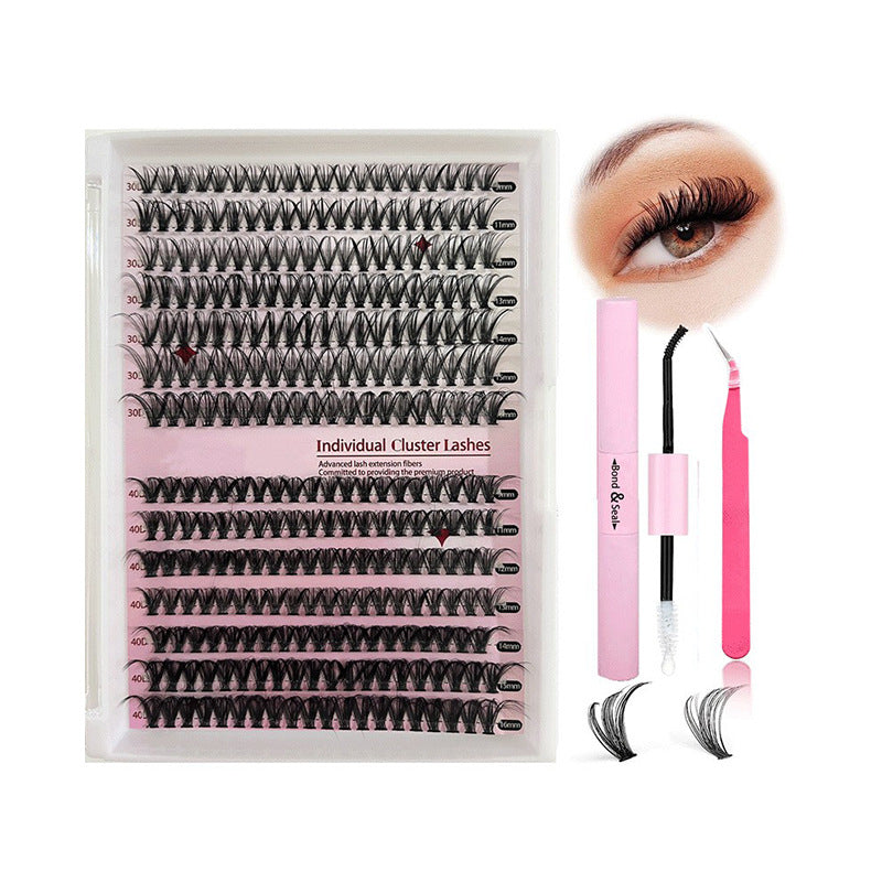 DIY eyelash extensions kit, Individual eyelash extensions, At-home eyelash kit, Professional lash kit