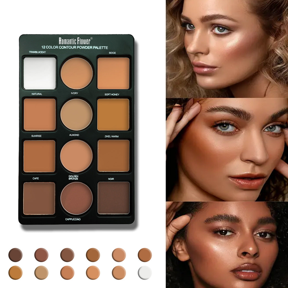 Powder Contour Palette for Face Sculpting, contour palette for face, powder contour palette, face sculpting makeup, contour makeup palette, facial contour powder, makeup contour kit, sculpting face palette, professional contour palette, contour powder for makeup